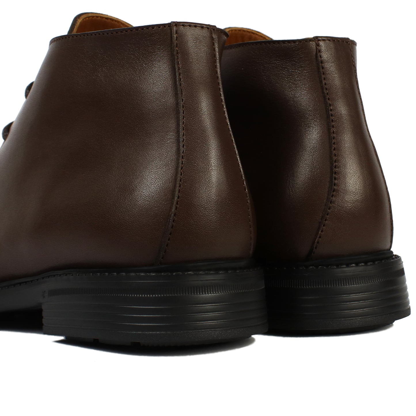 042 BOTTINE EN CUIR MARRON