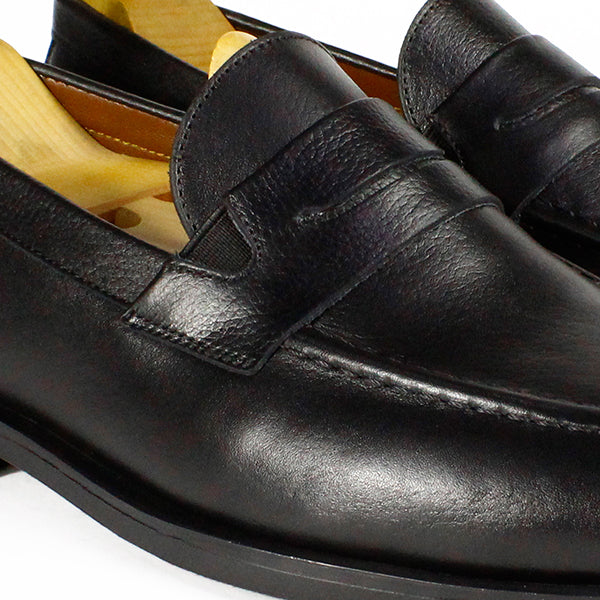 438 MOCASSIN EN CUIR NOIR