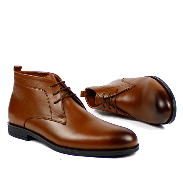 660 BOTTINE EN CUIR CAJOU