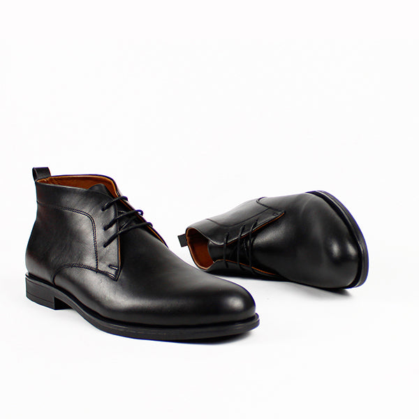 660 BOTTINE EN CUIR NOIR