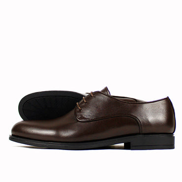 661 CHAUSSURE EN CUIR MARRON