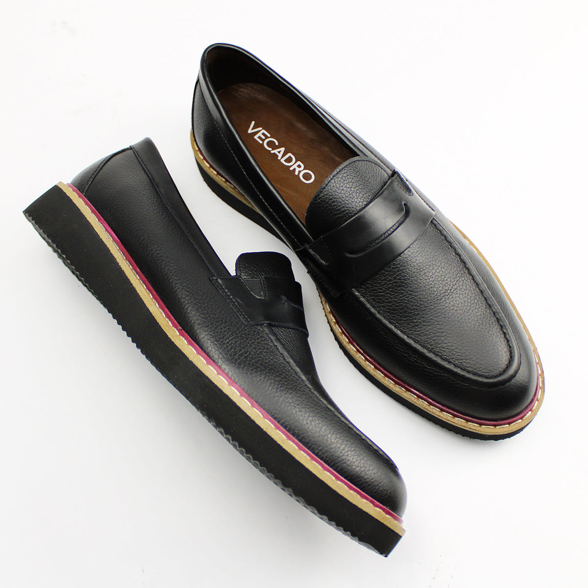 03 MOCASSIN EN CUIR NOIR