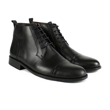 Z661 BOTTINE EN CUIR NOIR