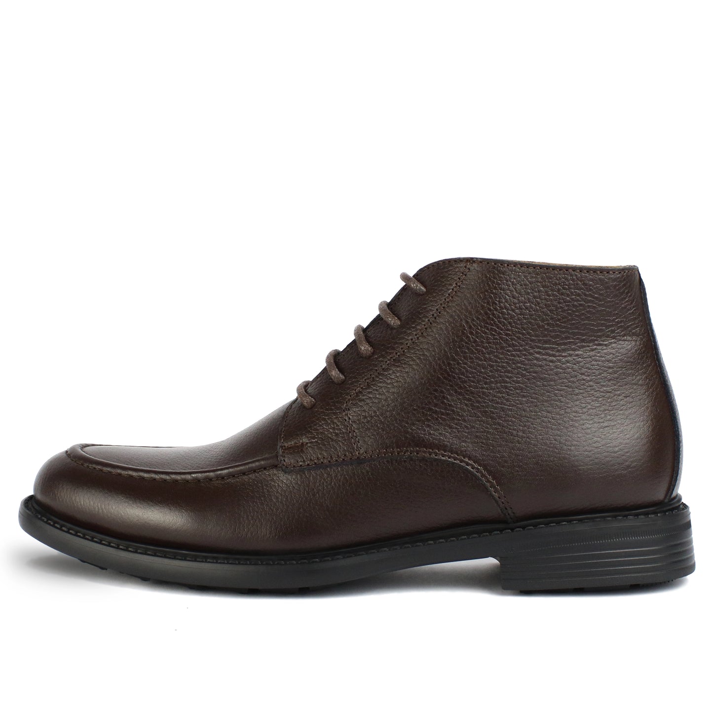 040 BOTTINE EN CUIR MARRON