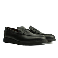 05 MOCASSIN EN CUIR NOIR