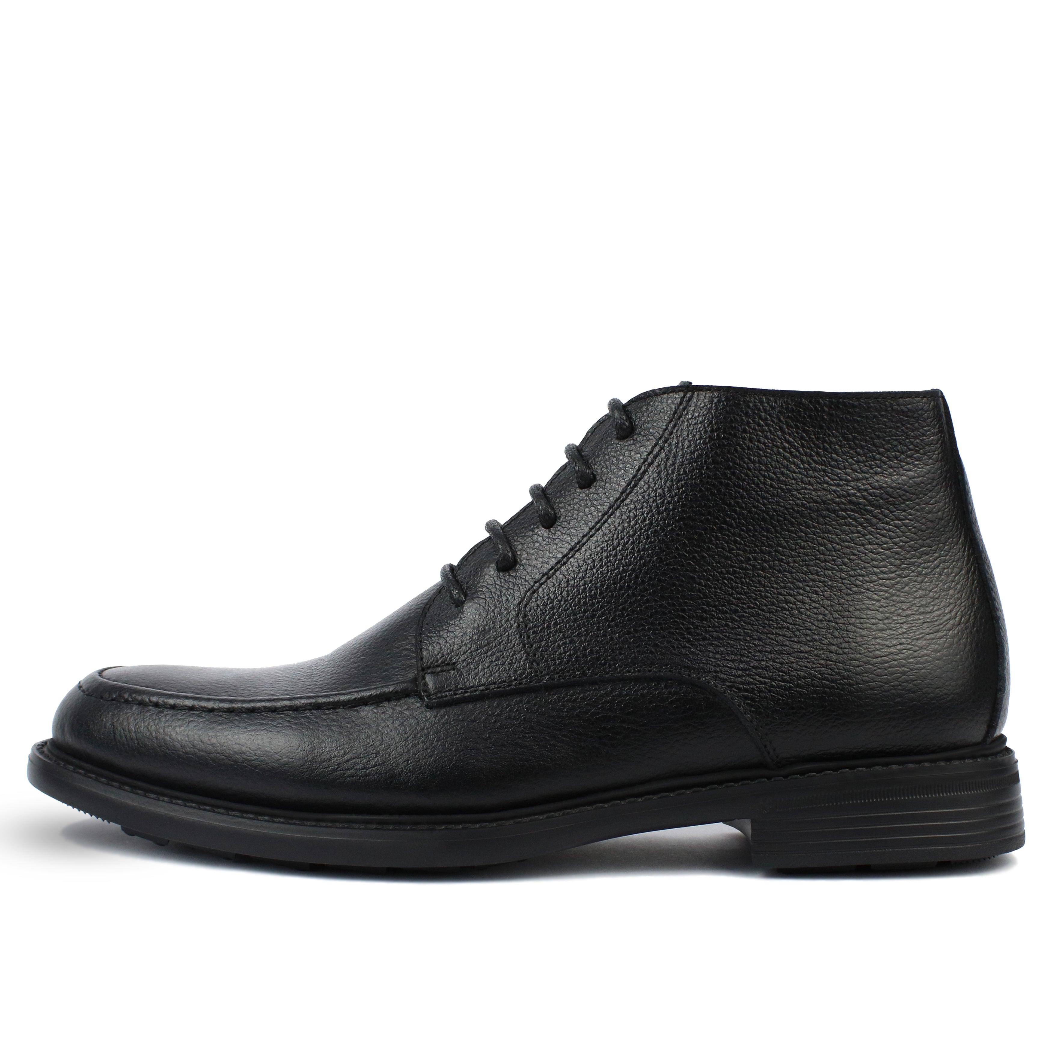 040 BOTTINE EN CUIR NOIR