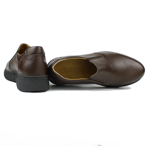 701 CHAUSSURE EN CUIR MARRON