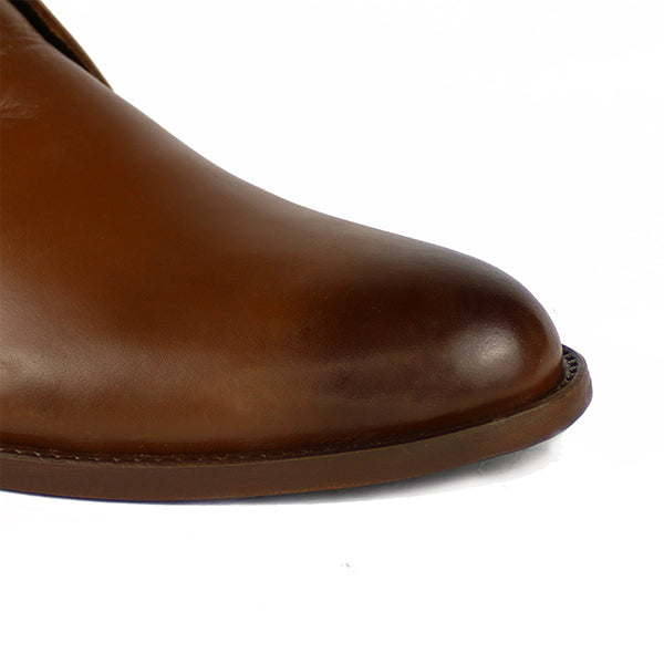 Z660 BOTTINE EN CUIR MARRON