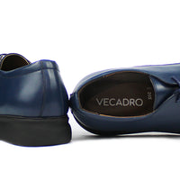 205 CHAUSSURE EN CUIR BLEU