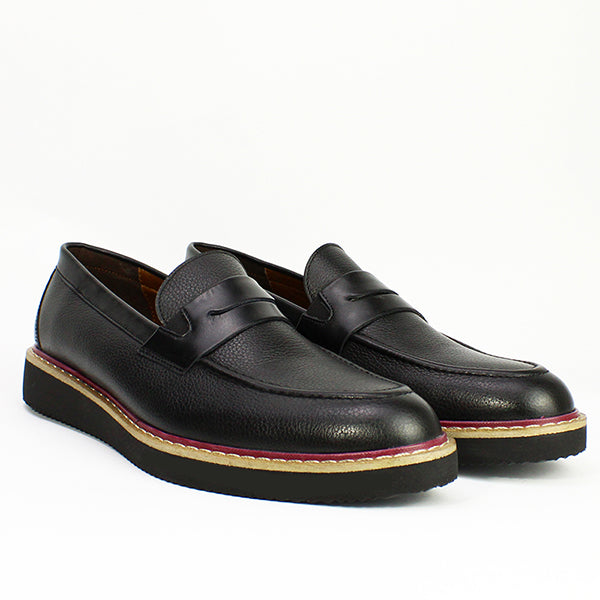 03 MOCASSIN EN CUIR NOIR