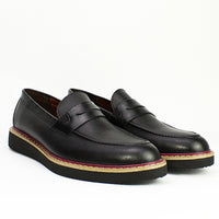 03 MOCASSIN EN CUIR NOIR