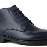 040 BOTTINE EN CUIR BLEU