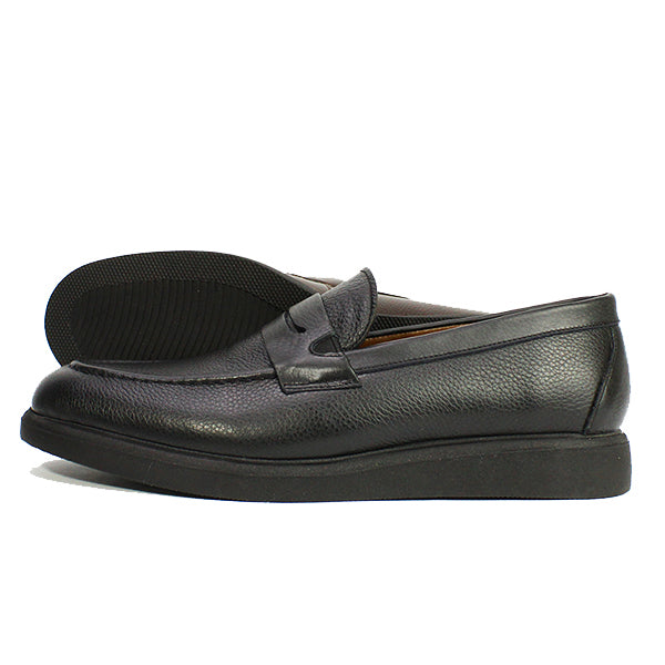 05 MOCASSIN EN CUIR NOIR
