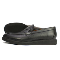 05 MOCASSIN EN CUIR NOIR