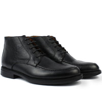 040 BOTTINE EN CUIR NOIR