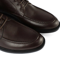 040 BOTTINE EN CUIR MARRON