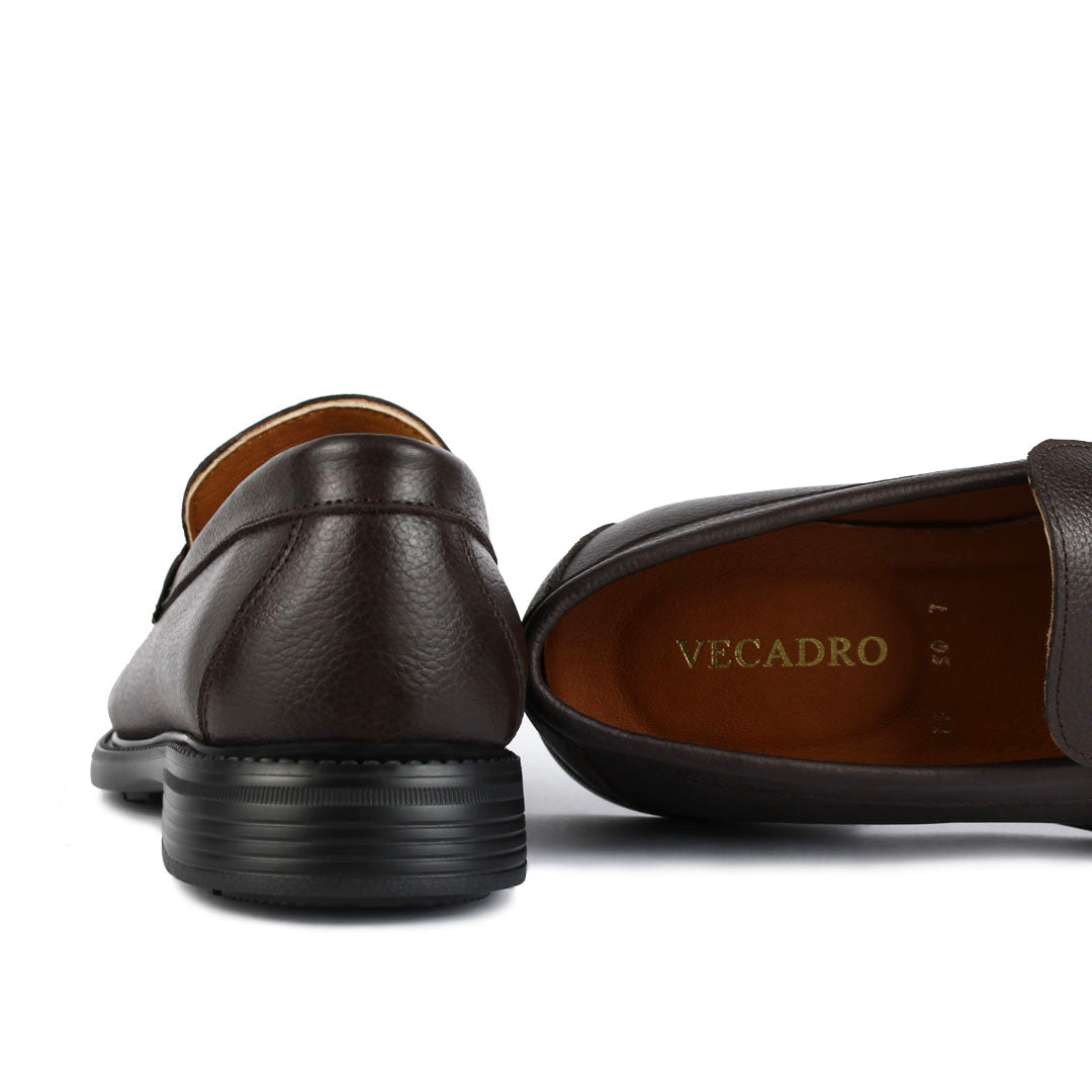 T05 MOCASSIN EN CUIR MARRON