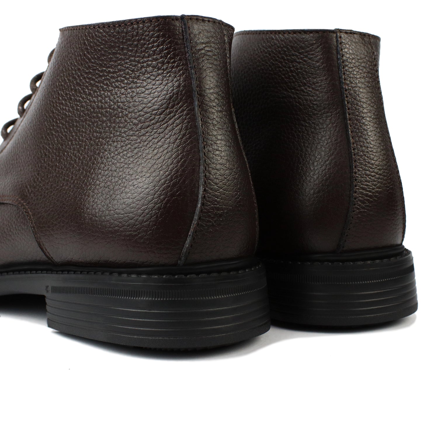 040 BOTTINE EN CUIR MARRON