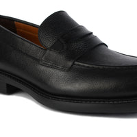 T05 MOCASSIN EN CUIR NOIR