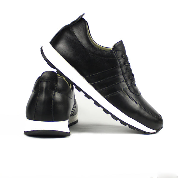 801 BASKET EN CUIR NOIR