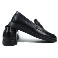 05 MOCASSIN EN CUIR NOIR