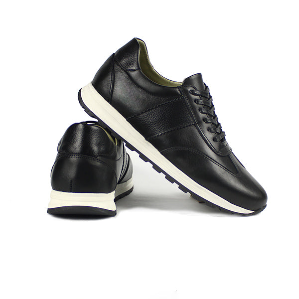 802 BASKET EN CUIR NOIR