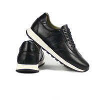 802 BASKET EN CUIR NOIR