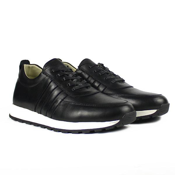 801 BASKET EN CUIR NOIR