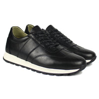 802 BASKET EN CUIR NOIR