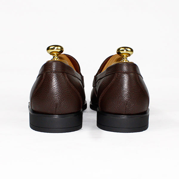 438 MOCASSIN EN CUIR MARRON