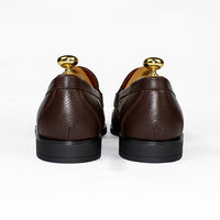 438 MOCASSIN EN CUIR MARRON