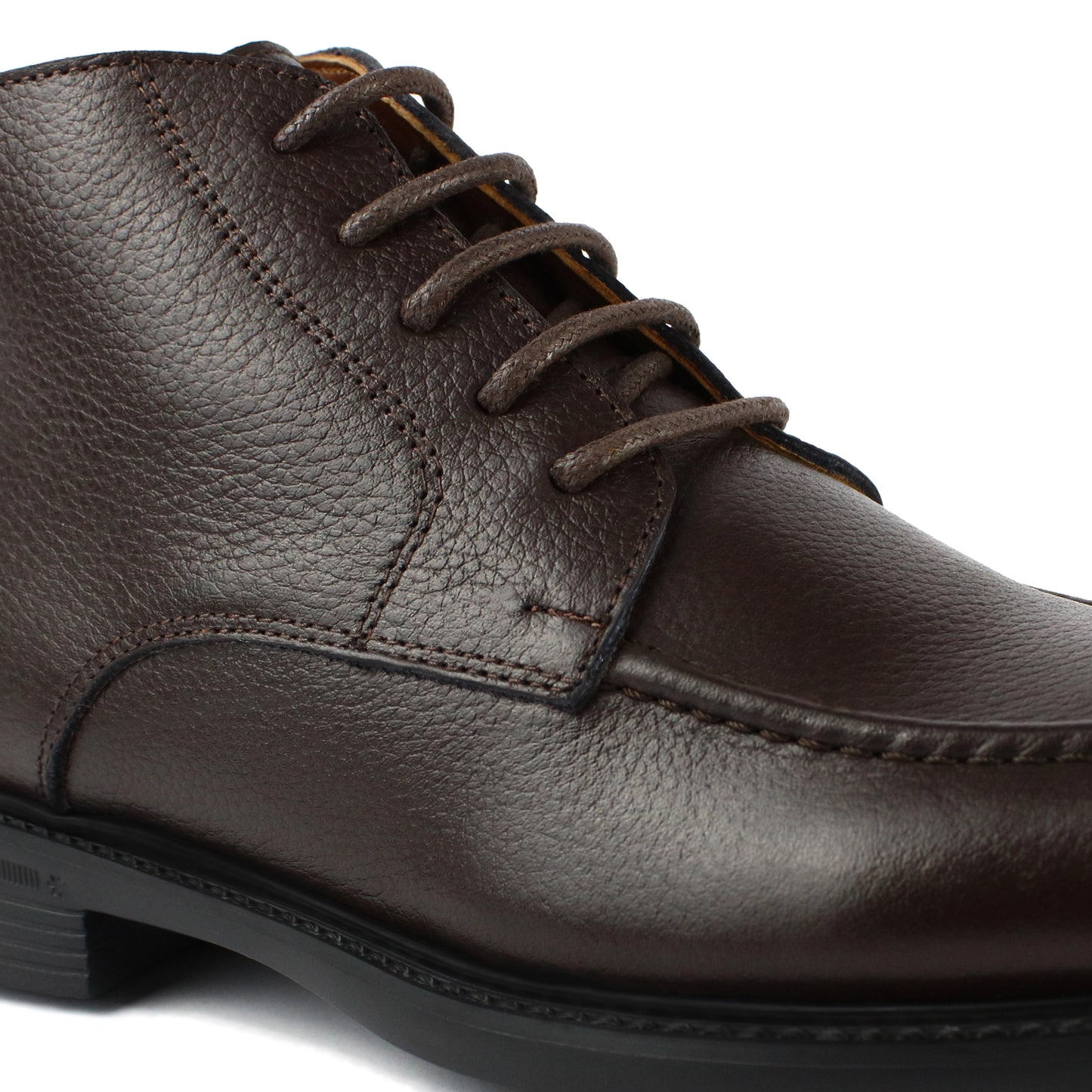 040 BOTTINE EN CUIR MARRON