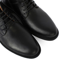 041 BOTTINE EN CUIR NOIR