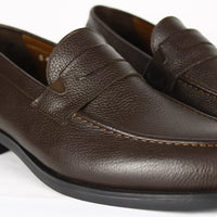 438 MOCASSIN EN CUIR MARRON
