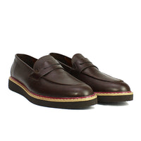 03 MOCASSIN EN CUIR MARRON