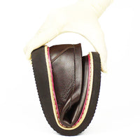 03 MOCASSIN EN CUIR MARRON