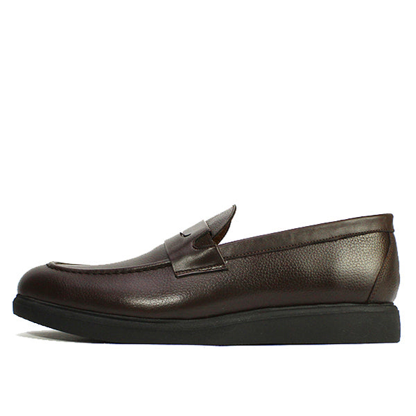 05 MOCASSIN EN CUIR MARRON