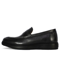 B 05 MOCASSIN EN CUIR NOIR
