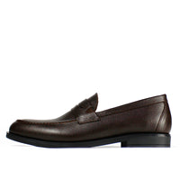 438 MOCASSIN EN CUIR MARRON