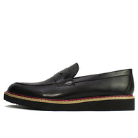 03 MOCASSIN EN CUIR NOIR