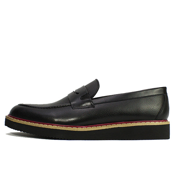 03 MOCASSIN EN CUIR NOIR