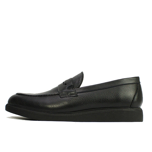 05 MOCASSIN EN CUIR NOIR