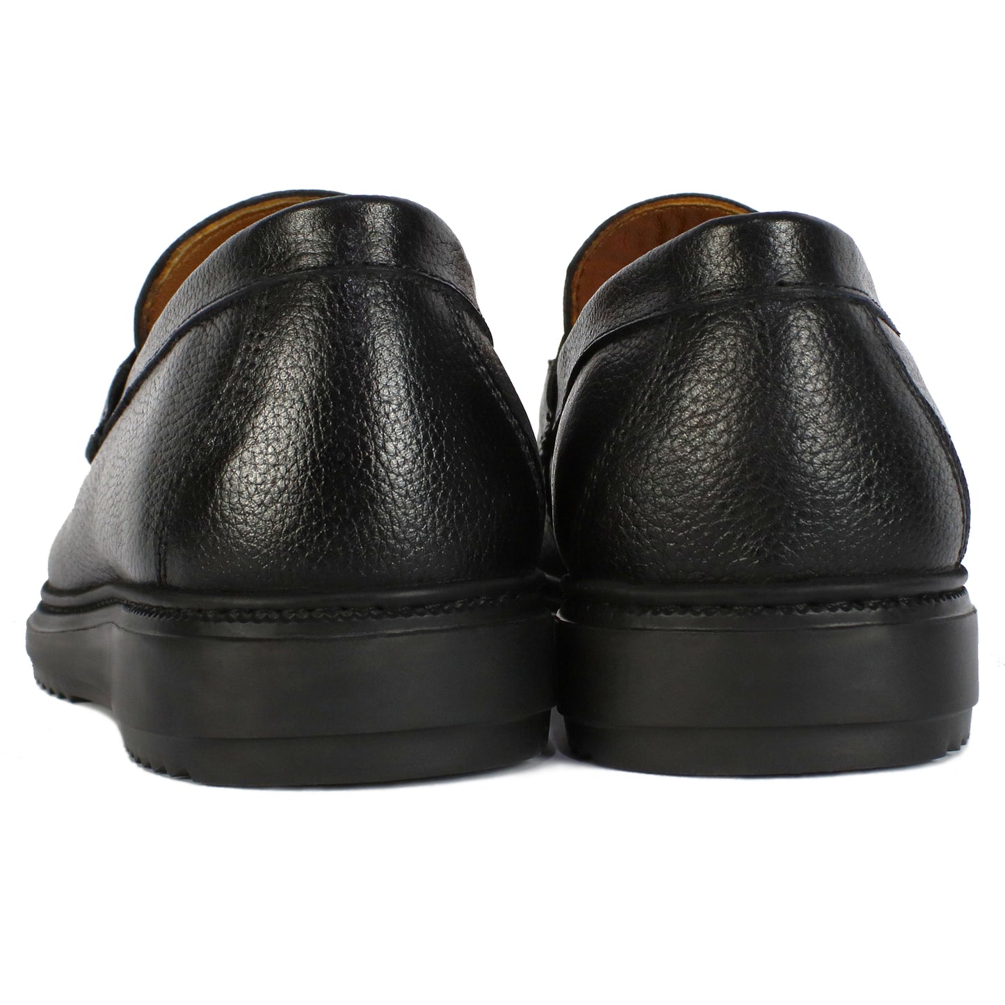 B 05 MOCASSIN EN CUIR NOIR