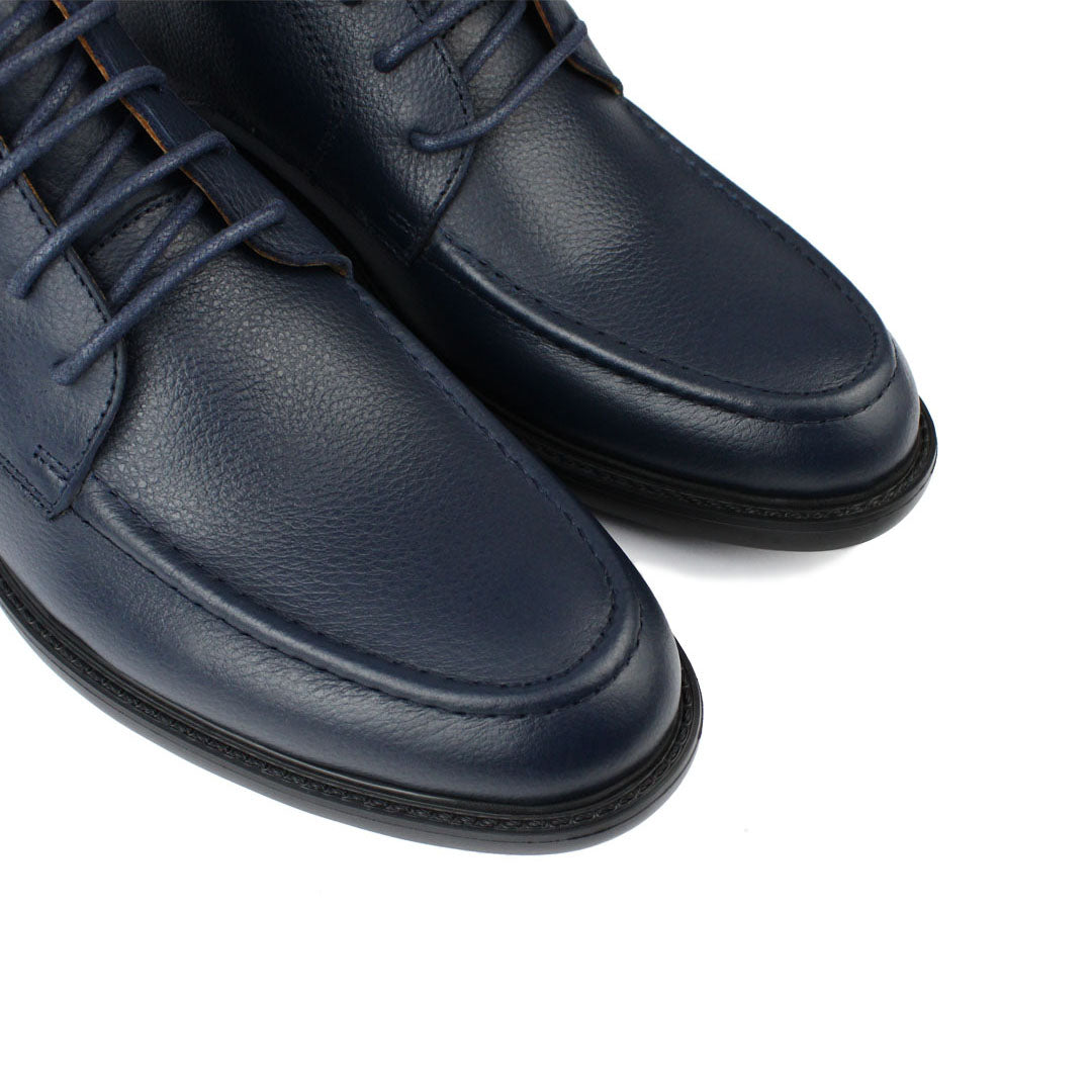 040 BOTTINE EN CUIR BLEU