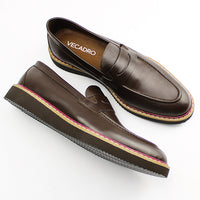 03 MOCASSIN EN CUIR MARRON
