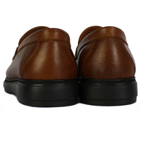 B 05 MOCASSIN EN CUIR CAMEL