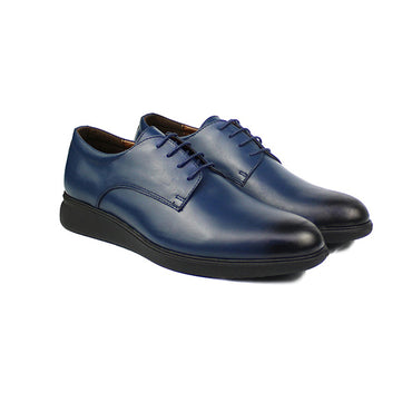 205 CHAUSSURE EN CUIR BLEU