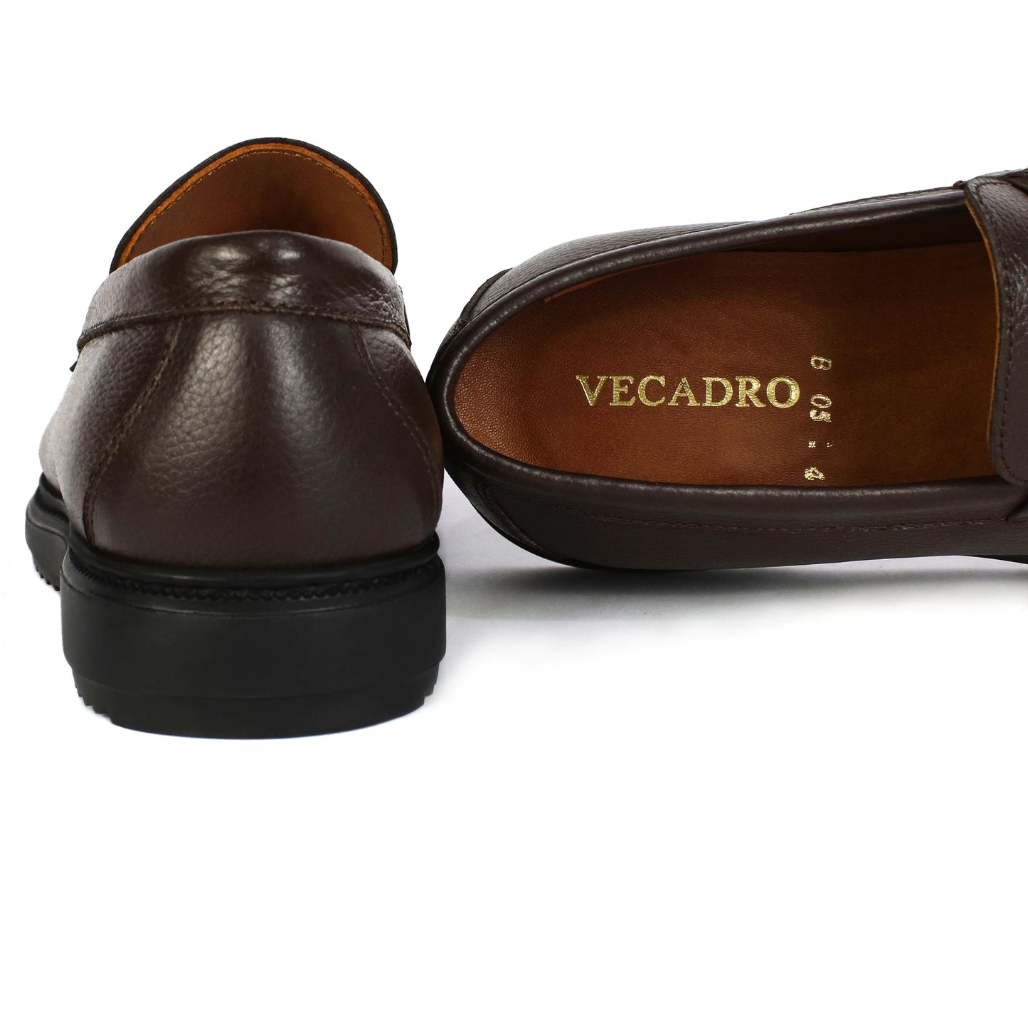 B 05 MOCASSIN EN CUIR MARRON