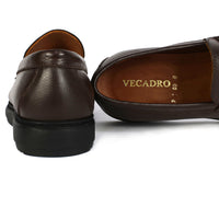 B 05 MOCASSIN EN CUIR MARRON