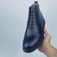 700 BOTTINE EN CUIR BLEU
